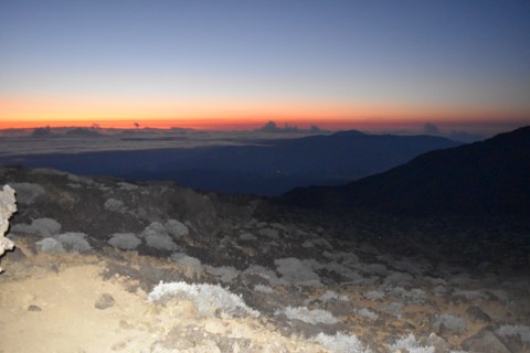 Lever du soleil Piton des neiges Cilaos La Réunion