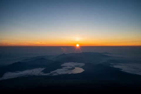 Mont Fuji Lever de soleil Japon