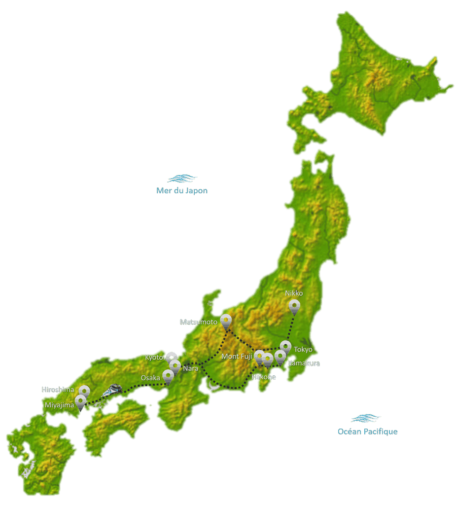 Itinéraire Japon