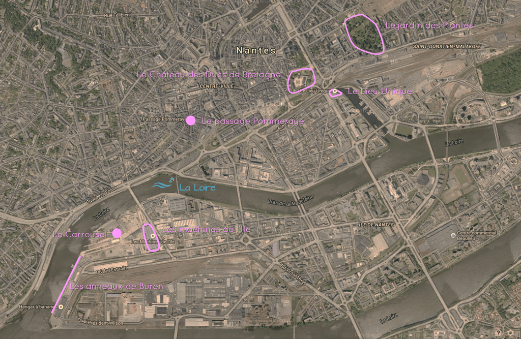 Lieux à visiter à Nantes
