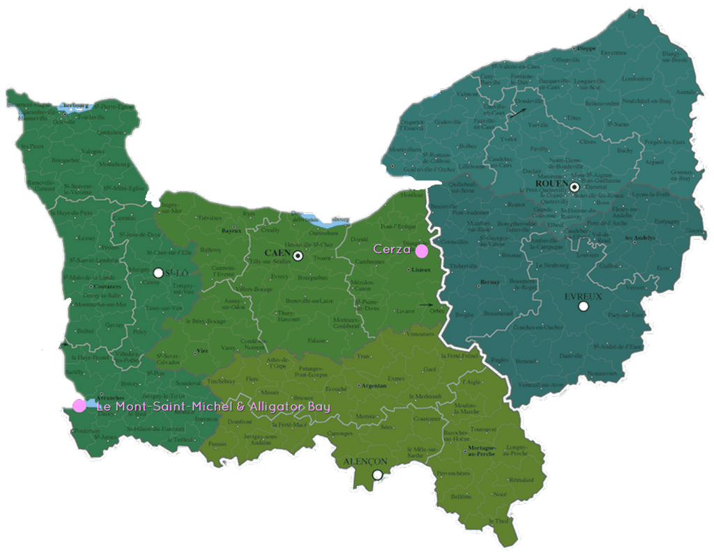 Lieux à voir en Normandie