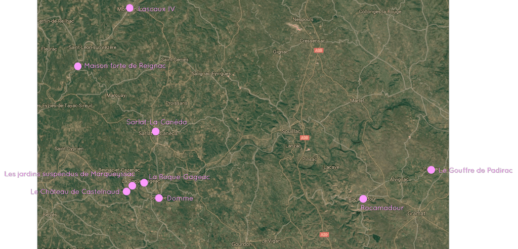 Lieux à visiter au Périgord