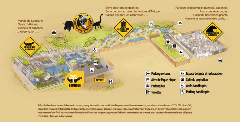 Plan Alligator Bay Mont-Saint-Michel Normandie France