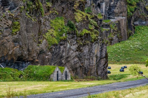 Maison en tourbe Skogar Islande Iceland