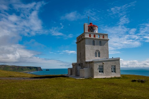 Phare Péninsule de Dirholaey Islande Iceland