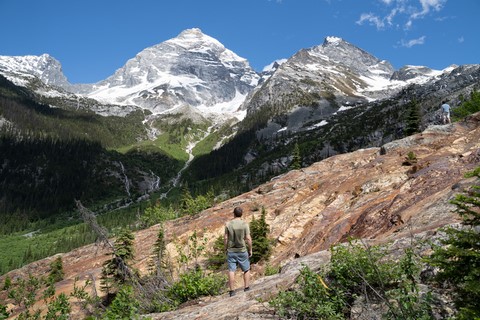 Sentier du glacier Illecillewaet Glacier National Park Canada
