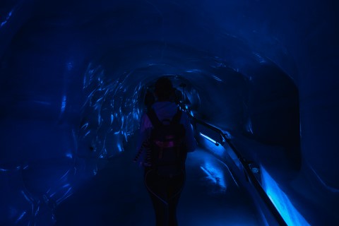 Grotte galcière Titlis Suisse