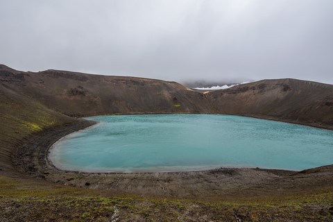 Cratère Viti Krafla Myvatn Islande Iceland