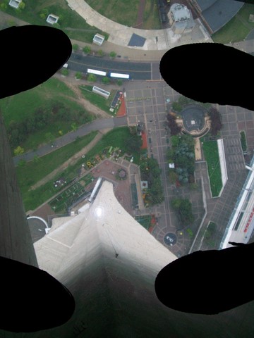 Plateforme de verre tour CN Canada Toronto