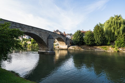 Pont du milieu Fribourg Suisse
