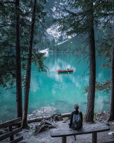 Viewpoint Lago Di braies Dolomites