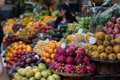 Marché marcado dos lavradores Funchal Madère