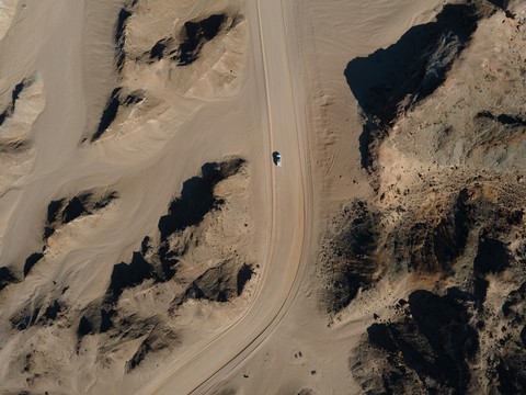 Moon landscape Namibie