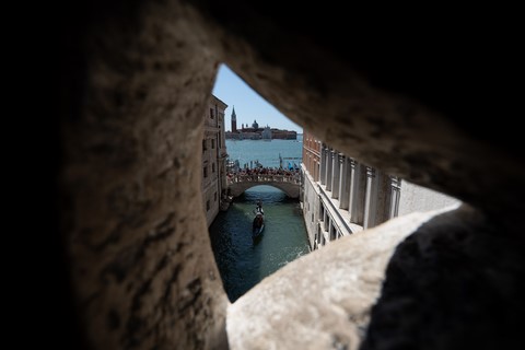 Depuis le Pont des soupirs Palais des Doges Venise