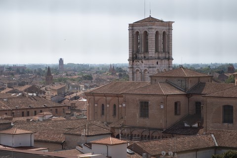 Vue sur Ferrare Château Estense Ferrare