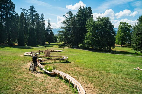 Parc de la Grange et parc des eaux vives Genève Suisse