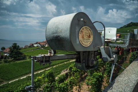 Le funivigne Vignobles de Lavaux Chexbres Lac léman Montreux Suisse