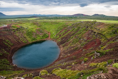 Cratère Kerid Islande Iceland