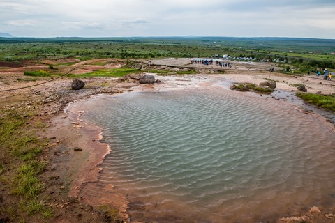 Le champ géothermique de Geysir Islande Iceland 1