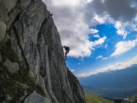 Echelle Via ferrata Eggishorn Glacier d'Aletsch Suisse