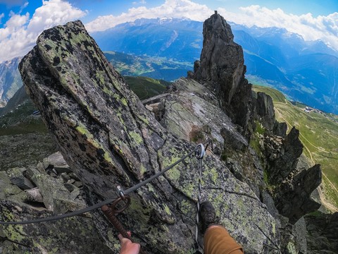 Via ferrata Eggishorn Glacier d'Aletsch Suisse