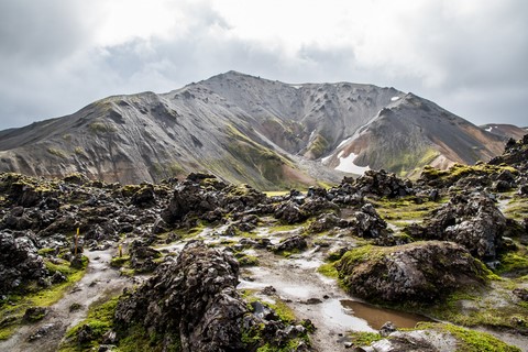 Le retour par Graenagil 2 Landmannalaugar Islande Iceland