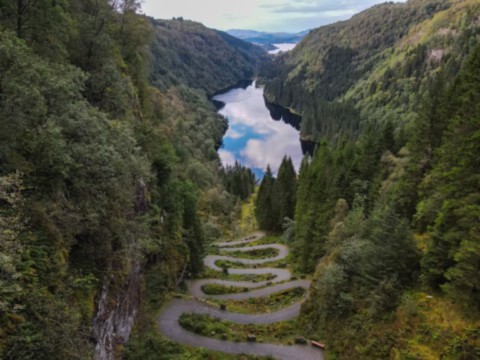 Kossdalssvingane Bergen Norvège
