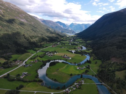 Stryneelva Loen Norvège 