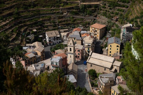 Vue sur Riommagiore Cinque terre