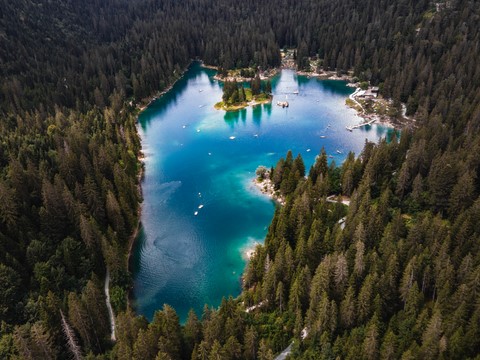 Lac de Cauma Caumasee Flims Suisse