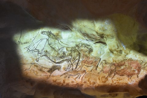 Montignac Lascaux IV Détails numériques sur une maquette