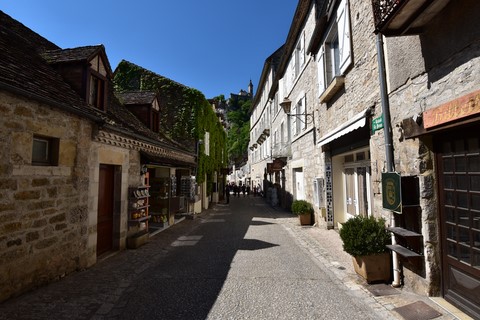 Rocamadour Entrée par la porte du Figuier