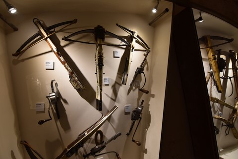 Château de Castelnaud Arbalètes de la salle des armes