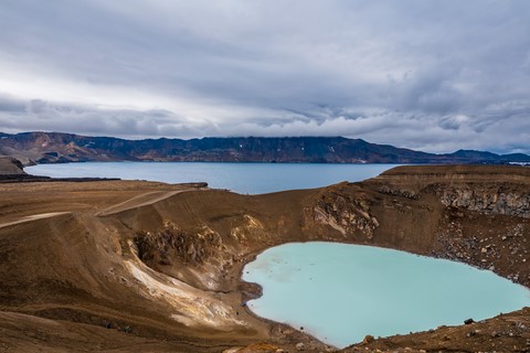 Askja Víti Islande Iceland