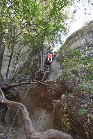 "Escalade" Tugela Gorge trail Drakensberg Royal Natal Amphiteatre