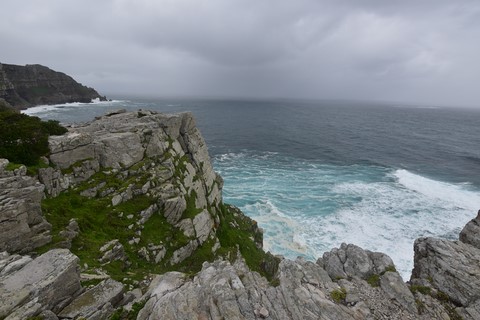 Chemin reliant Cape Point avec Cape of good Hope Péninsule du Cap Cap de Bonne Espérance