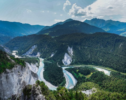 Canyon Ruinaulta Flims Suisse 3