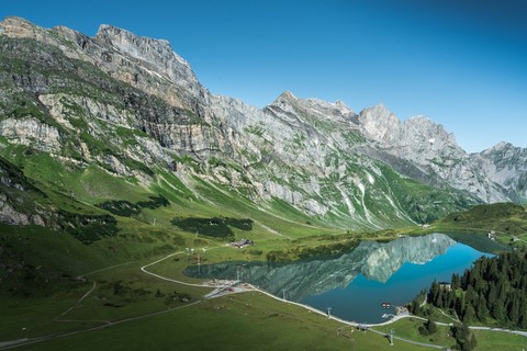 Trübsee depuis le Titlis Xpress Titlis Suisse