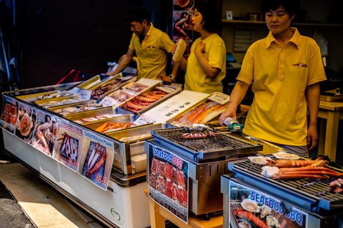 Marché aux poissons Tsukiji Tokyo Japon