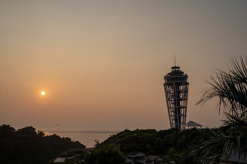 Enoshima sea candle Kamakura Japon