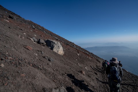 Pentes du Mont Fuji Japon