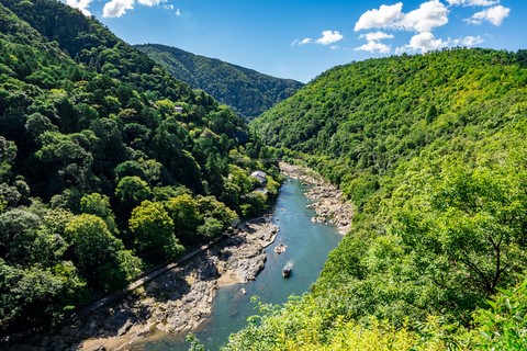 Katsura river Kyoto Japon