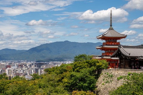 Vue sur Kyoto Kiyomizu-dera Kyoto Japon