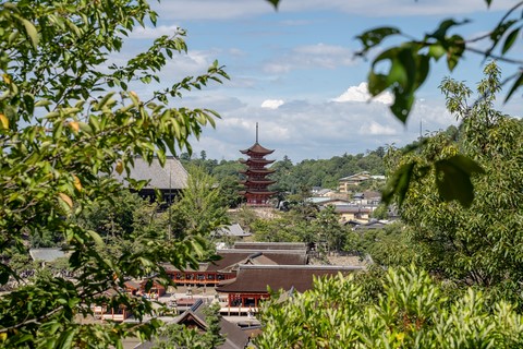Temple Itsukushima-jinja Miyajima Japon
