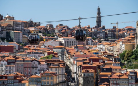 Téléphérique de Gaia Porto Portugal