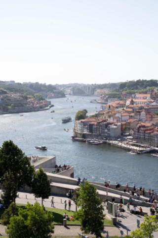 Serra do Pilar Viewpoint sur le Pont Dom Luis Porto Portugal