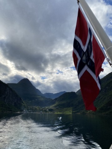 Vue sur Geiranger Croisière Geirangerfjord Norvège