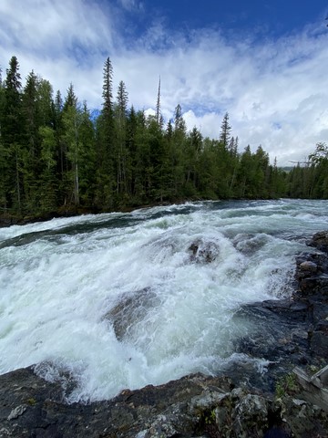 Bailey's falls Wells gray provincial park Canada