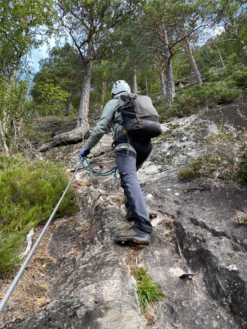 Intro Wall Via Ferrata Åndalsnes Norvège