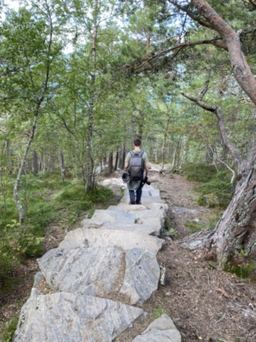 Descente Rampestreken Åndalsnes Norvège
